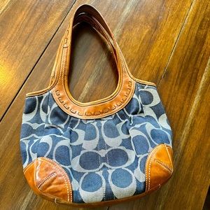 Denim COACH Purse